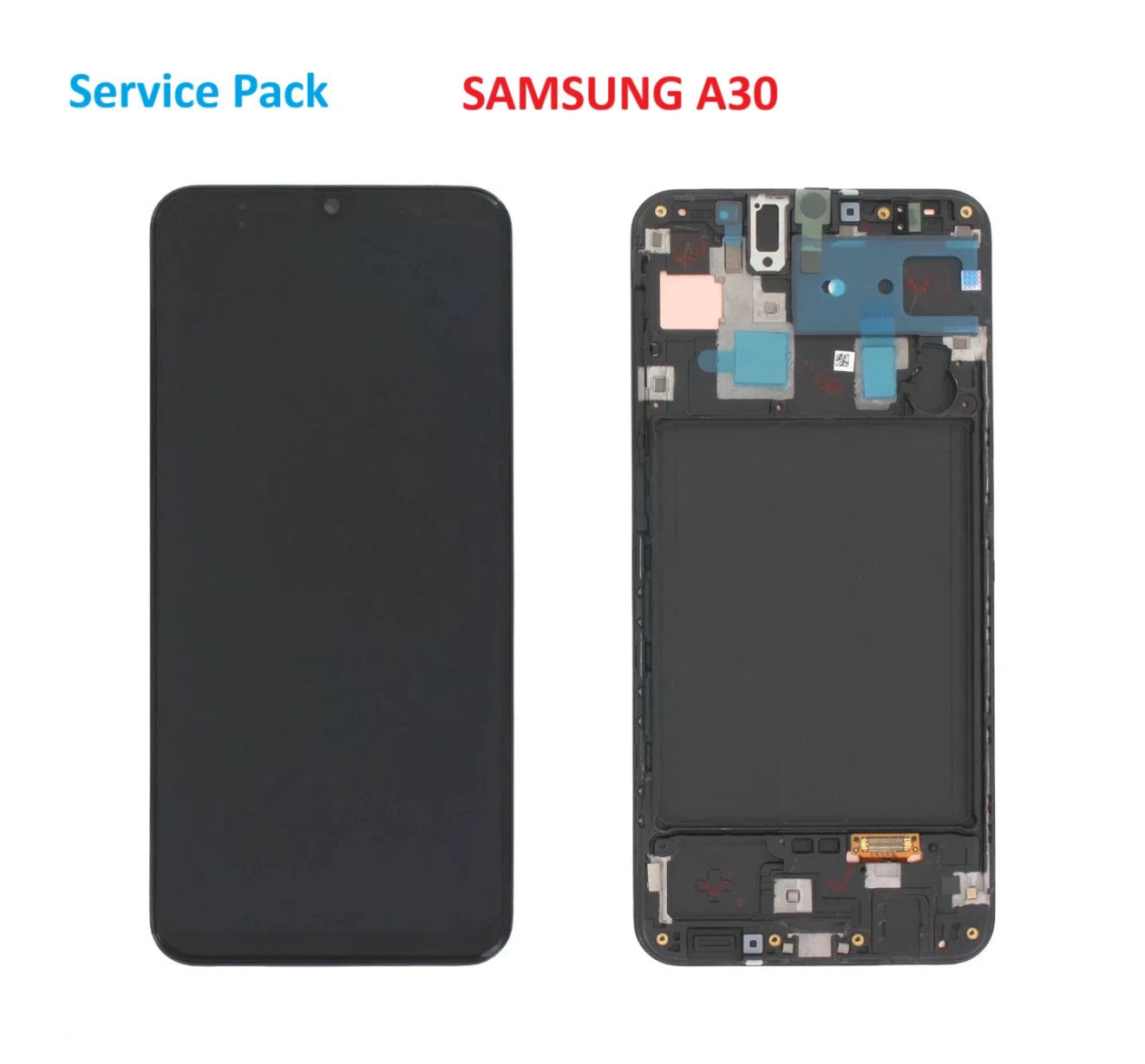 Original Display Samsung Galaxy A30   SM-A305F OLED Touchscreen mit Rahmen