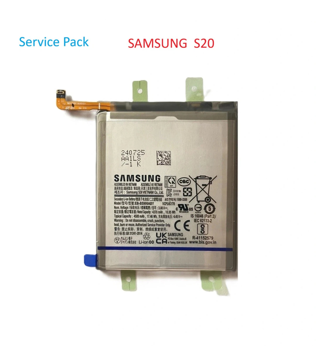 Original Akku für Samsung Galaxy S20  SM-G981  Batterie Samsung