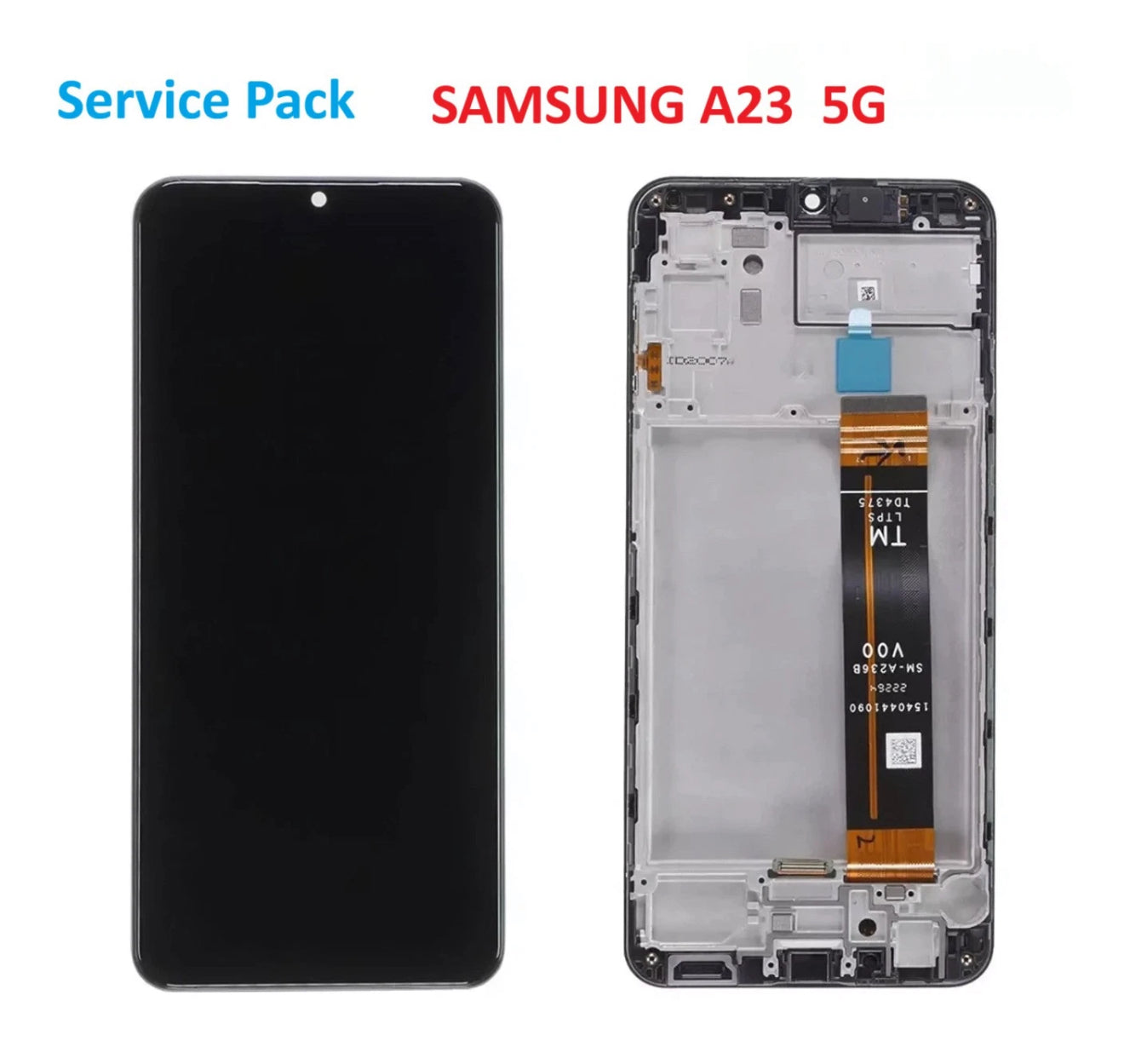 Original Display für Samsung A23  5G  SM-A236 OLED Touchscreen mit Rahmen