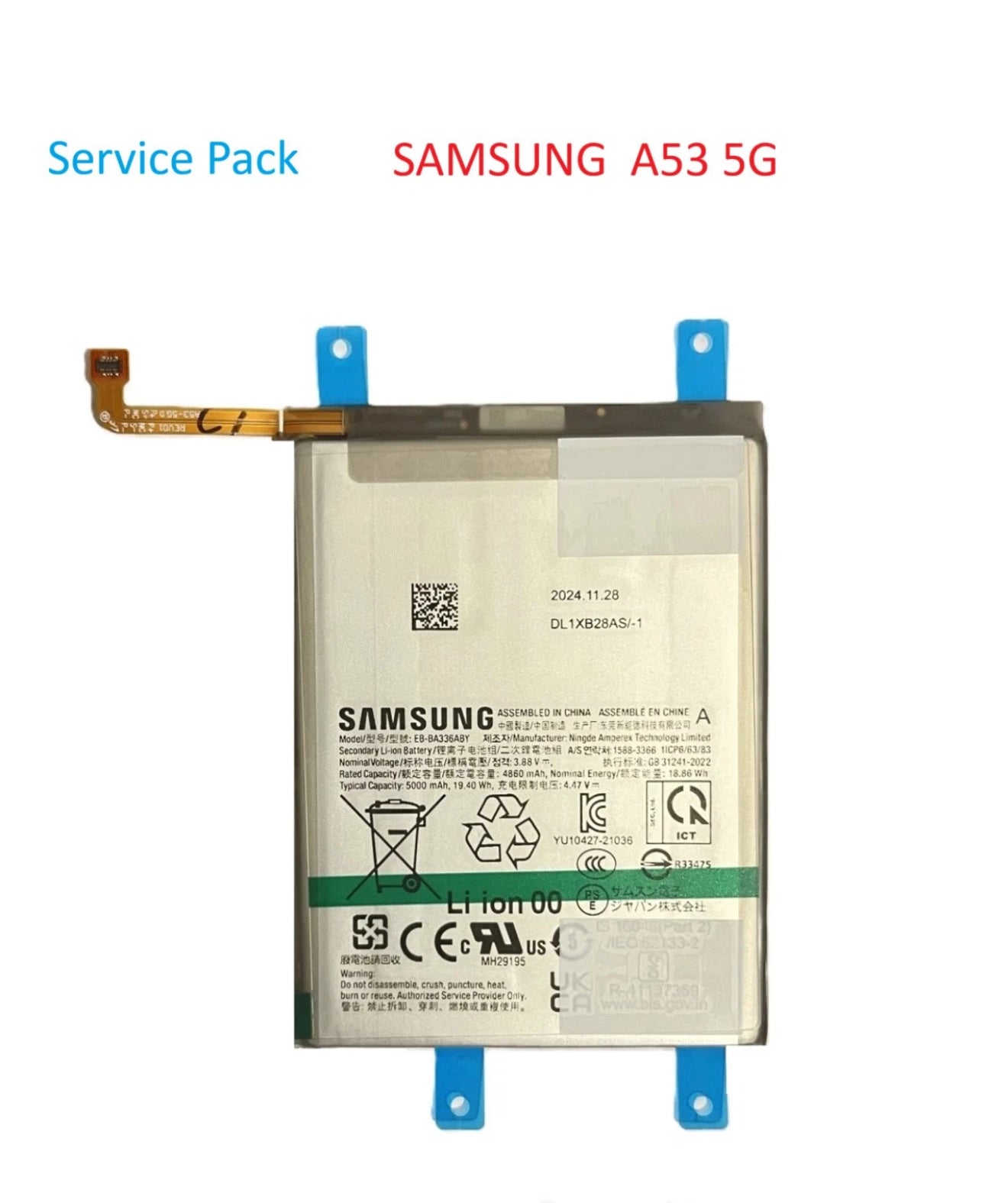 Original Samsung Akku Galaxy A53  5G  SM-A536 Batterie