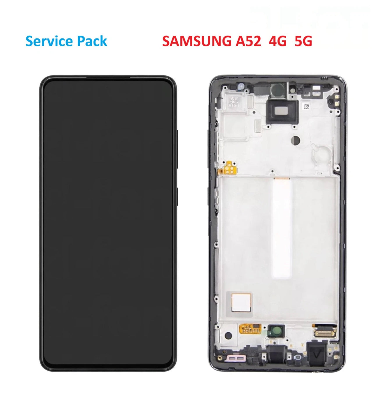 Original Display für Samsung A52 SM-A525F  A526B OLED Touchscreen mit Rahmen