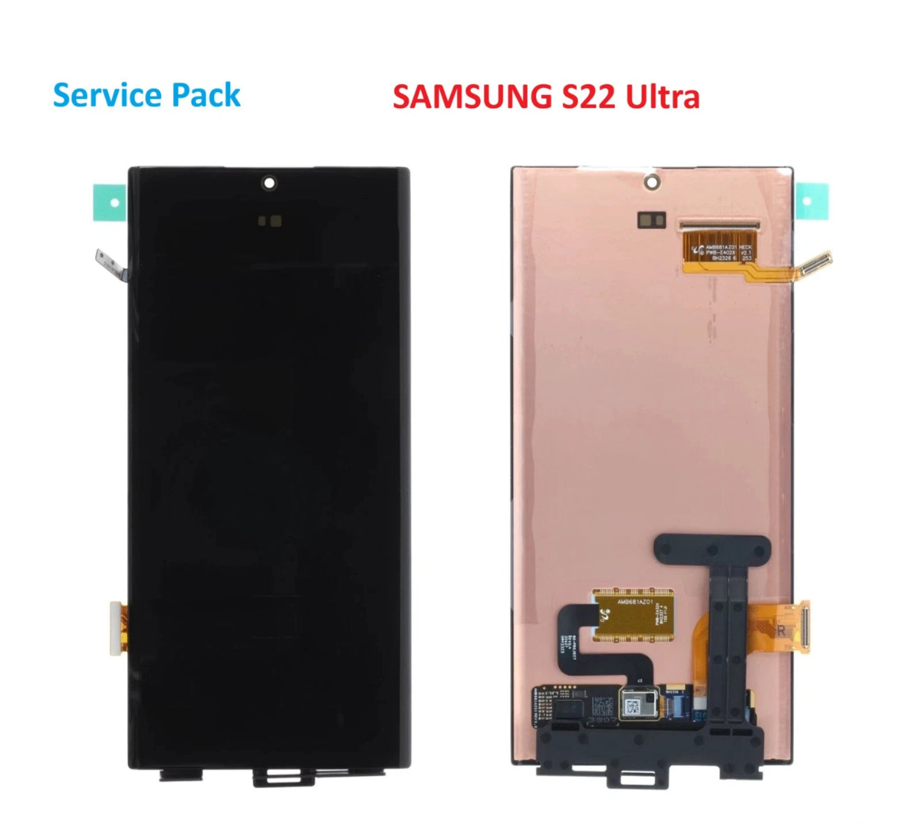 Original Display Für Samsung S22 Ultra   SM-S9089B OLED Touchscreen ohne Rahmen