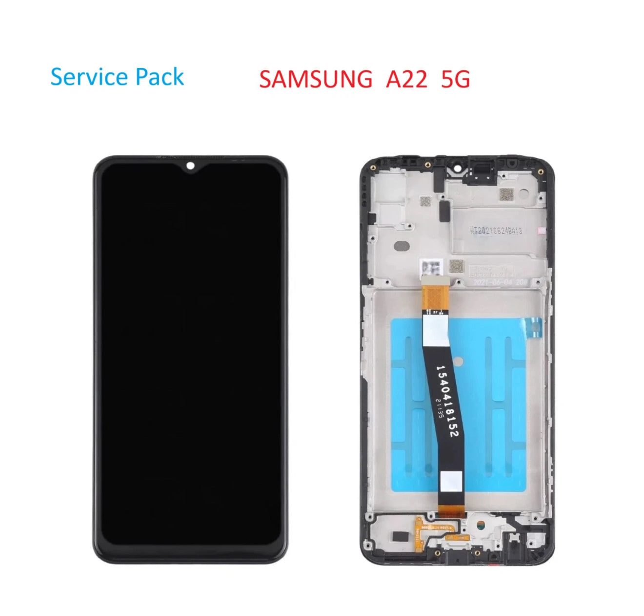 Original Display Samsung Galaxy A22 5G  SM-A226B  OLED Touchscreen mit Rahmen