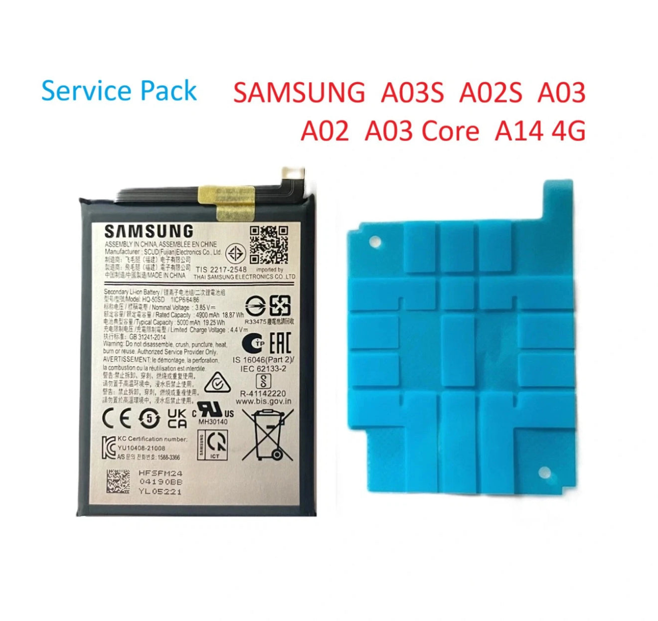 Original Akku für Samsung Galaxy A03 A03S A02S A02  A03Core A14 4G