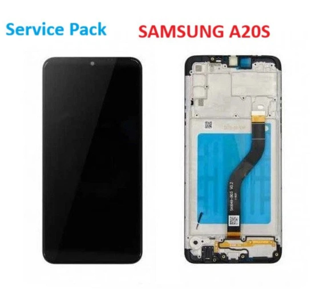 Original Display Samsung Galaxy A20S  SM-A207F OLED Touchscreen mit Rahmen