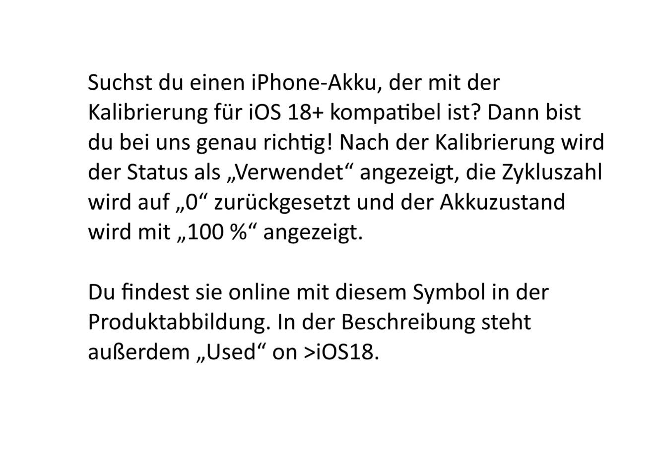 Für iPhone 14 Pro Akku Hohe Kapazität  frisch produziert  Akkuzustand wird 100%