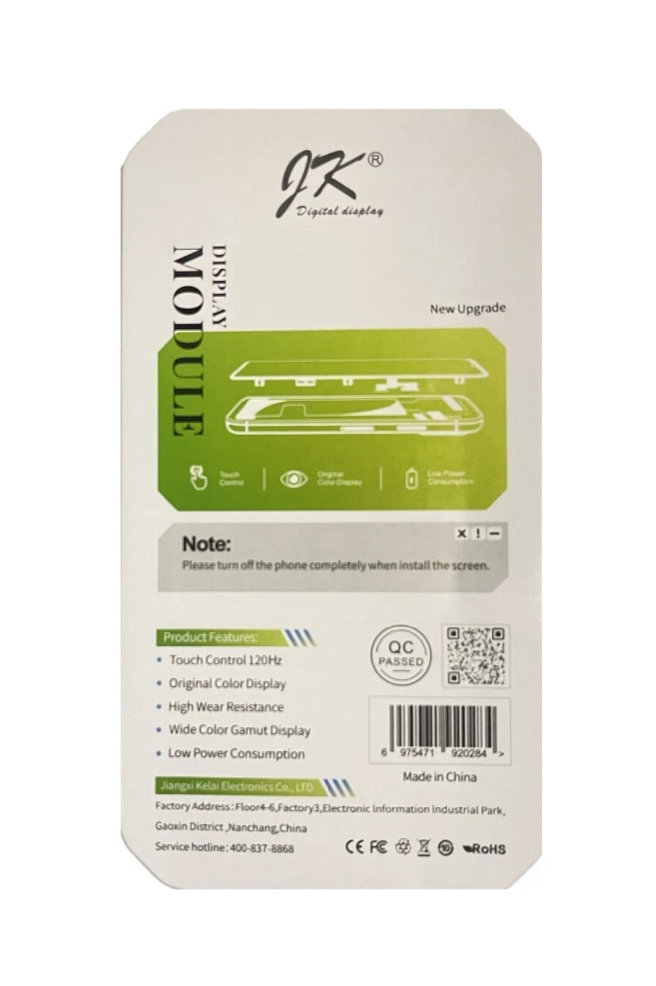 Display für iPhone XR  Bildschirm Touchscreen JK LCD In-cell FHD