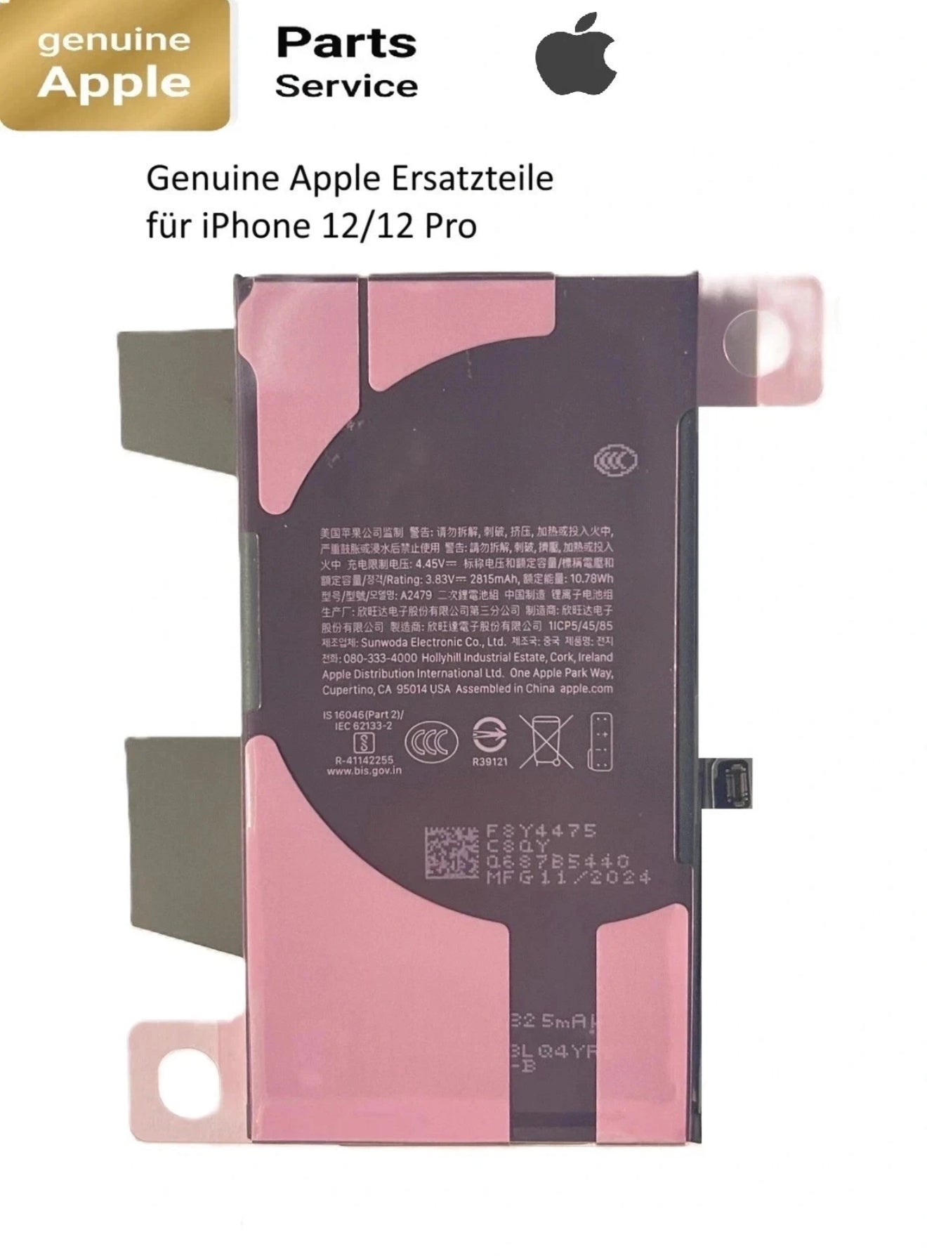 Original Genuine Batterie für iPhone 12/12 Pro   Apple Akku