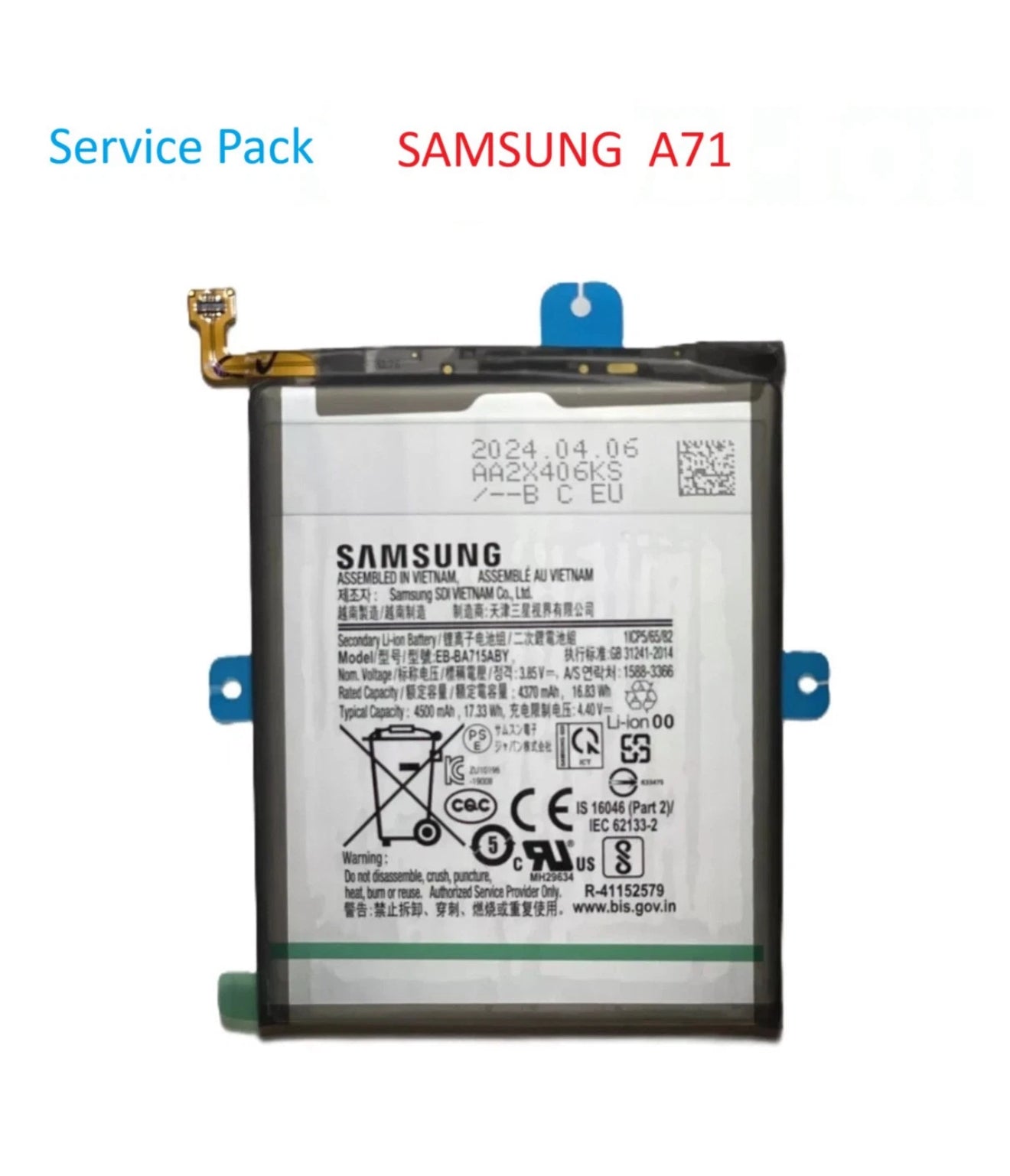 Original Akku für Samsung Galaxy A71  SM-A715F  Batterie Samsung