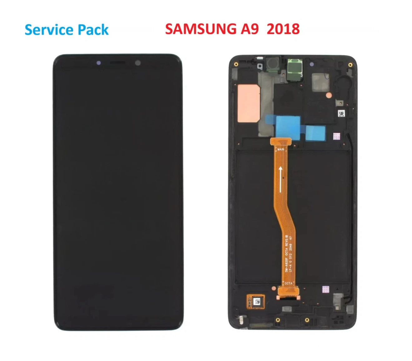Original Display für Samsung A9   2018  SM-A920F OLED Touchscreen mit Rahmen