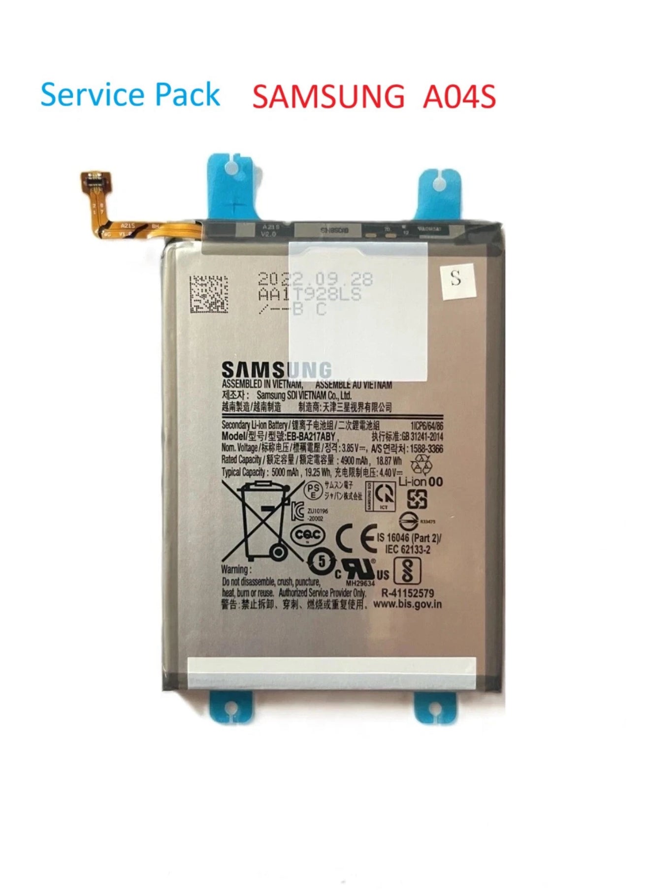 Original Akku für Samsung Galaxy A04S  SM-A047F Batterie Samsung