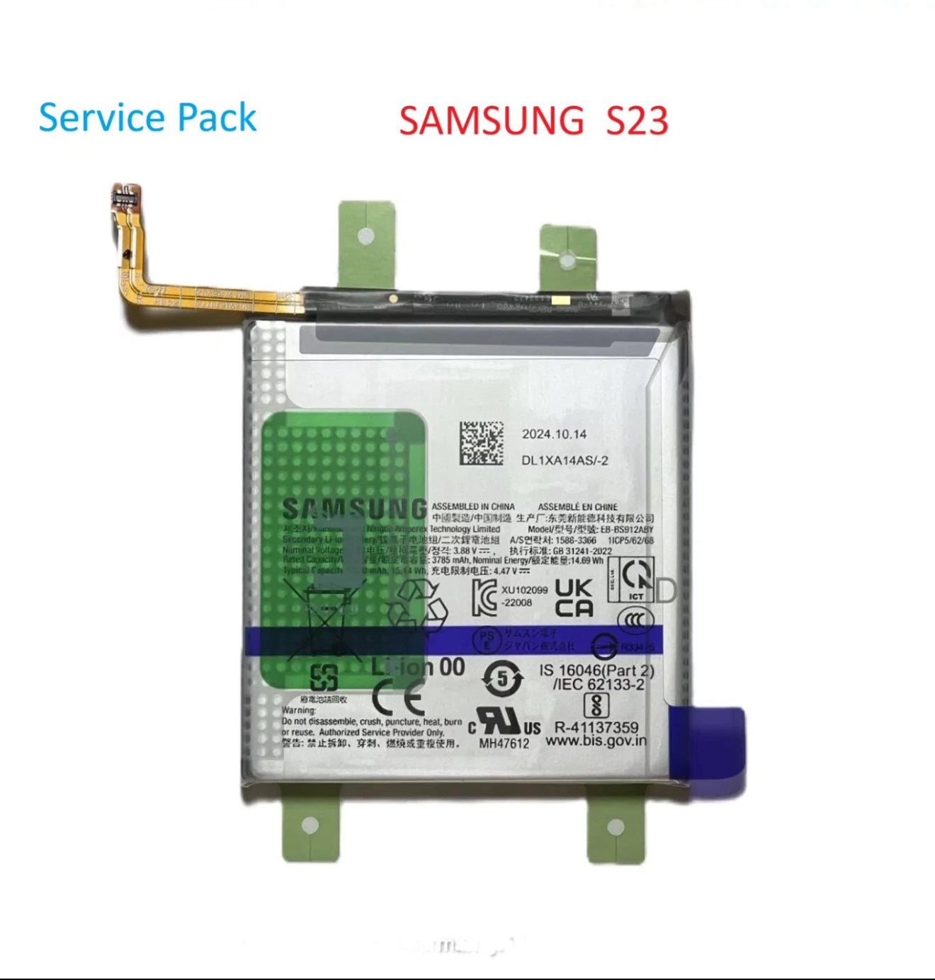 Original Akku für Samsung Galaxy S23  SM-S911B Batterie Samsung