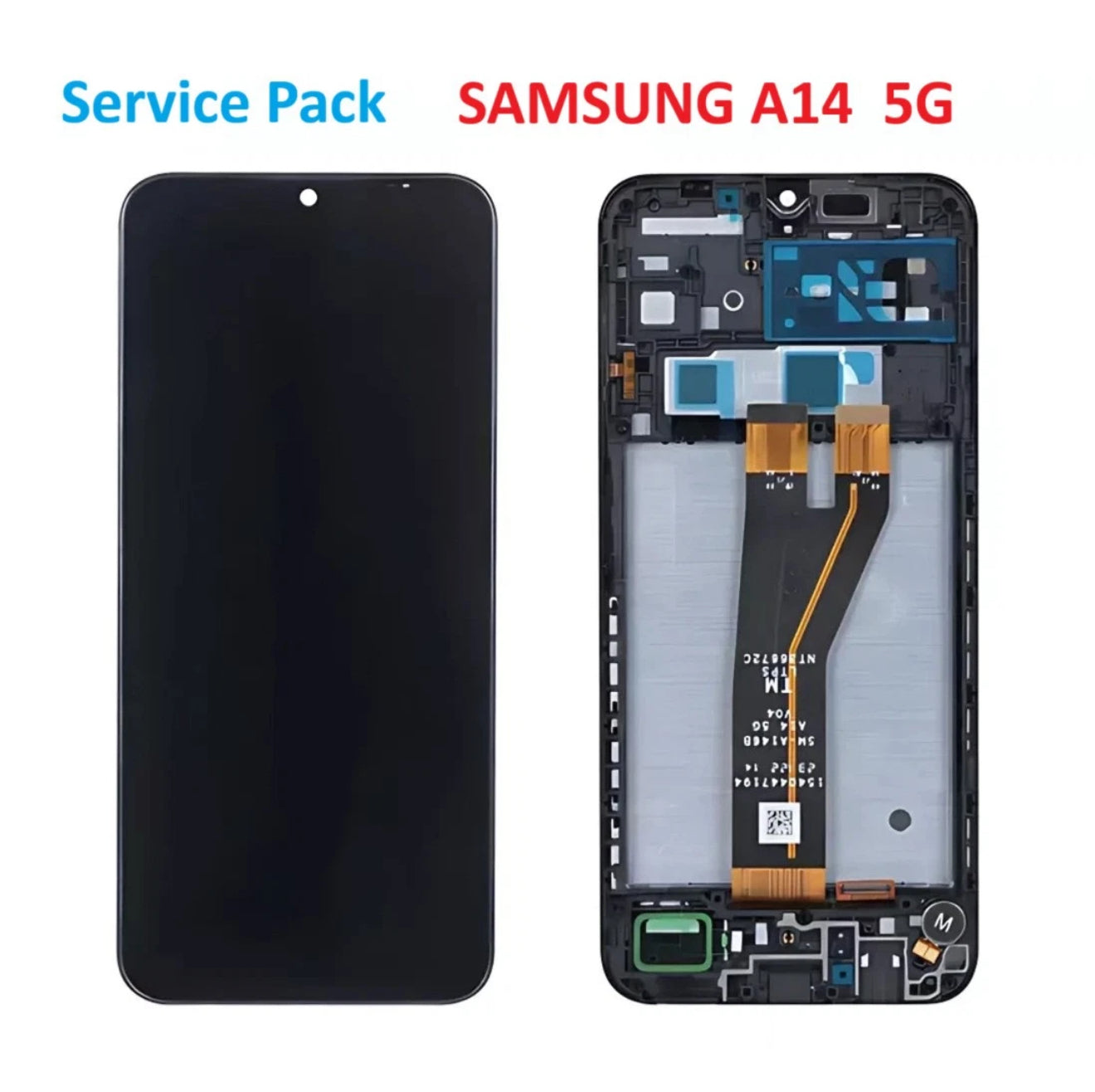 Original Display für Samsung A14 5G SM-A146B OLED Touchscreen mit Rahmen