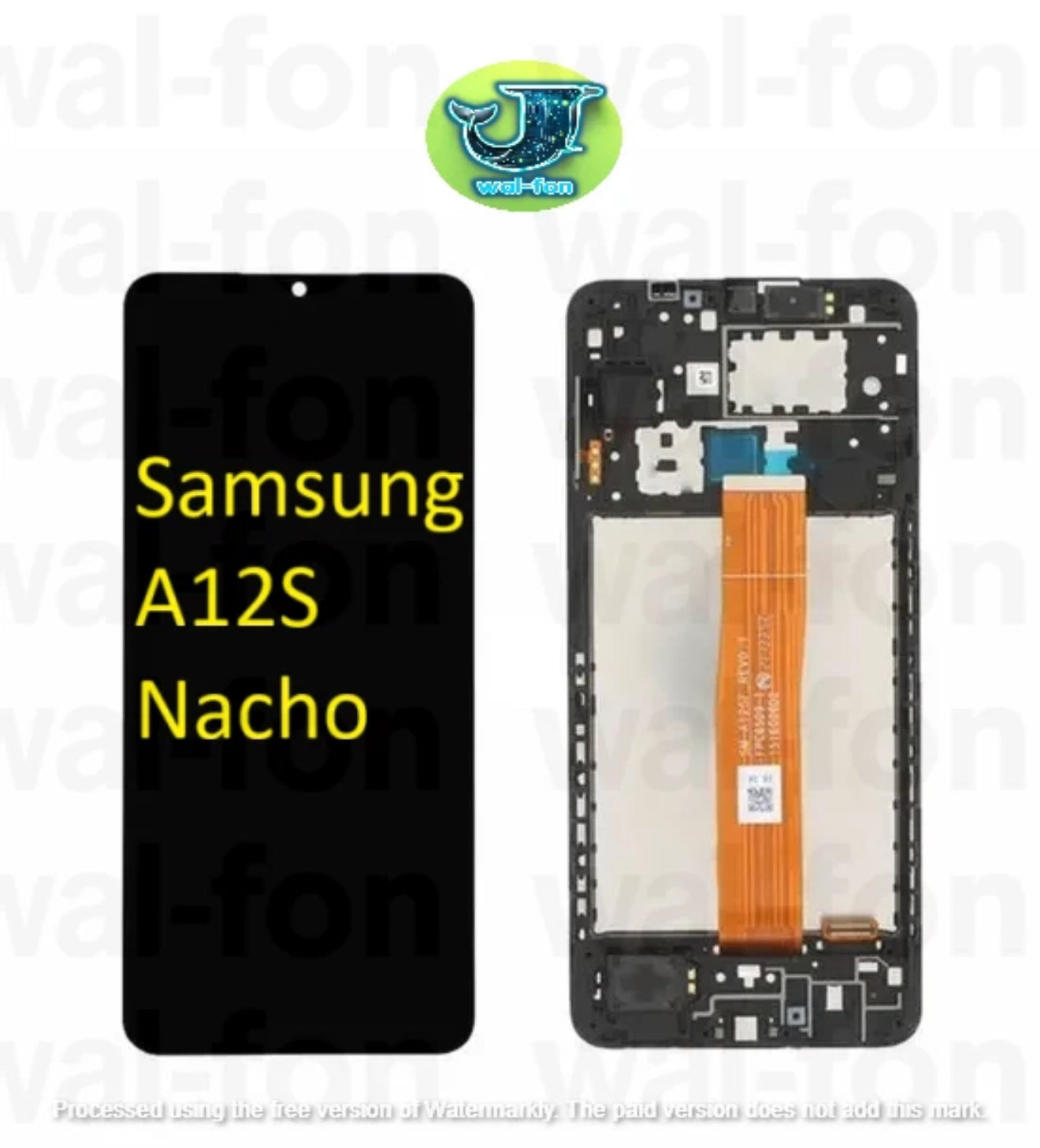 Display für Samsung Galaxy A12S  Nacho  Bildschirm Touchscreen mit Rahmen