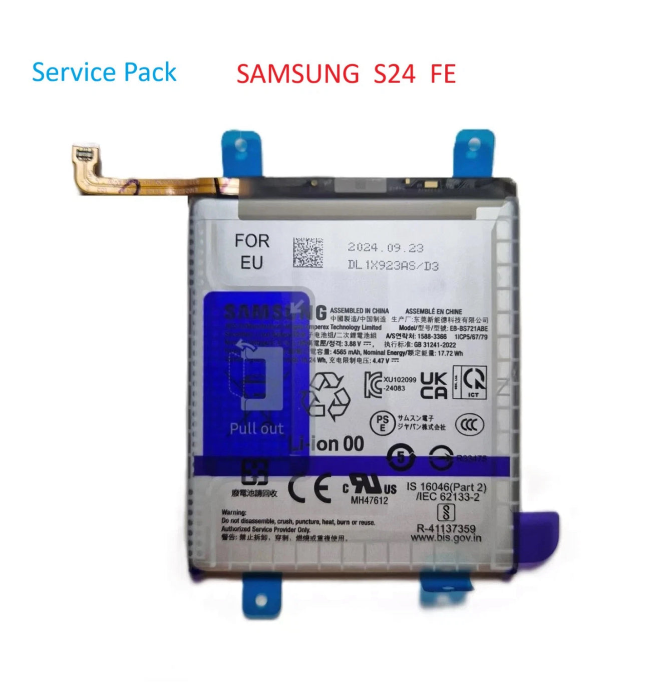 Original  Samsung Akku  Galaxy S24 FE  SM-S721 Batterie Samsung