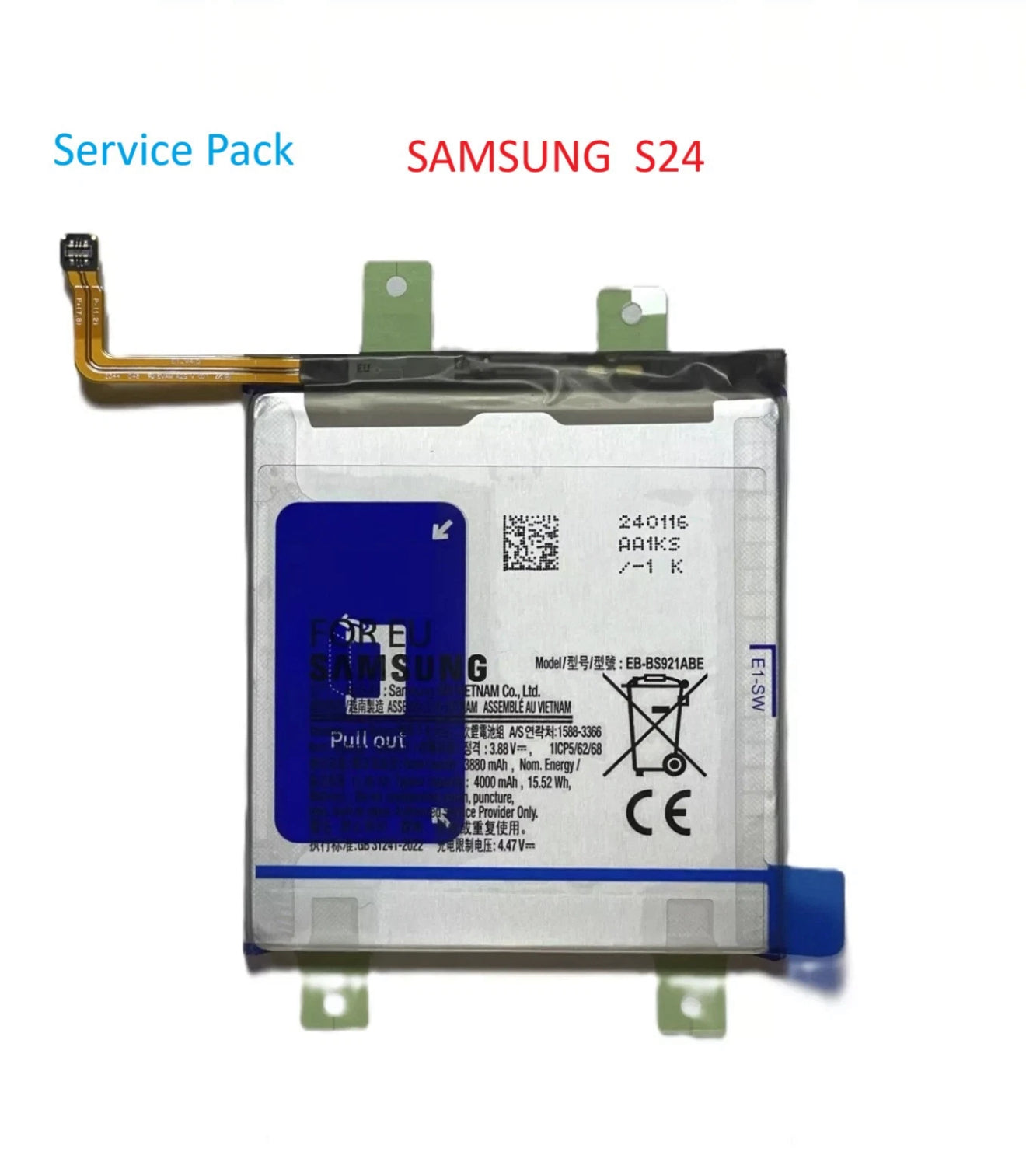 Original Akku für Samsung S24  SM-S921B Batterie Samsung