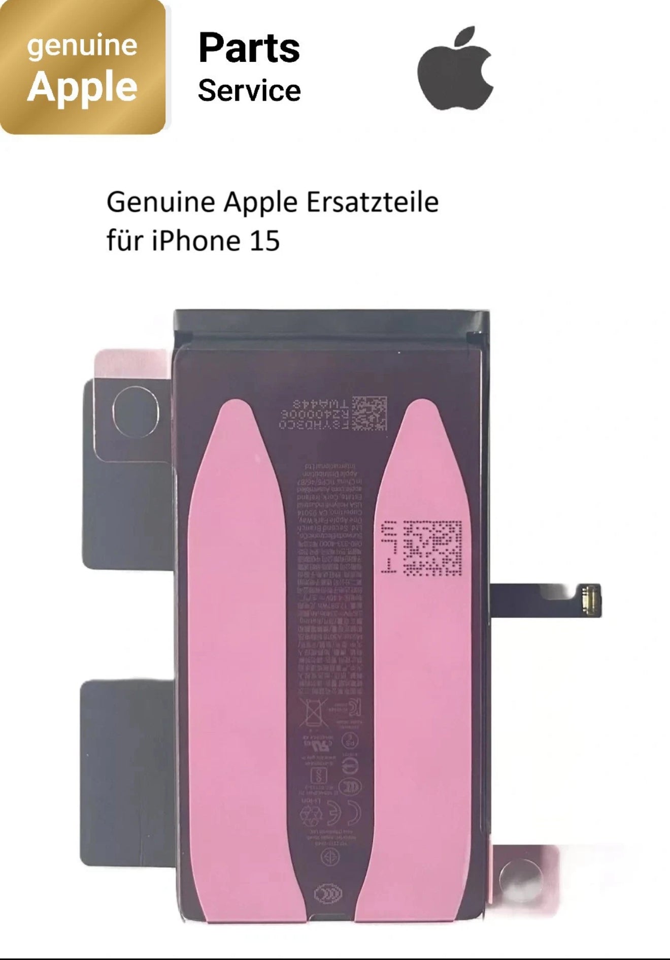 Original Genuine Batterie für iPhone 15   Apple Akku