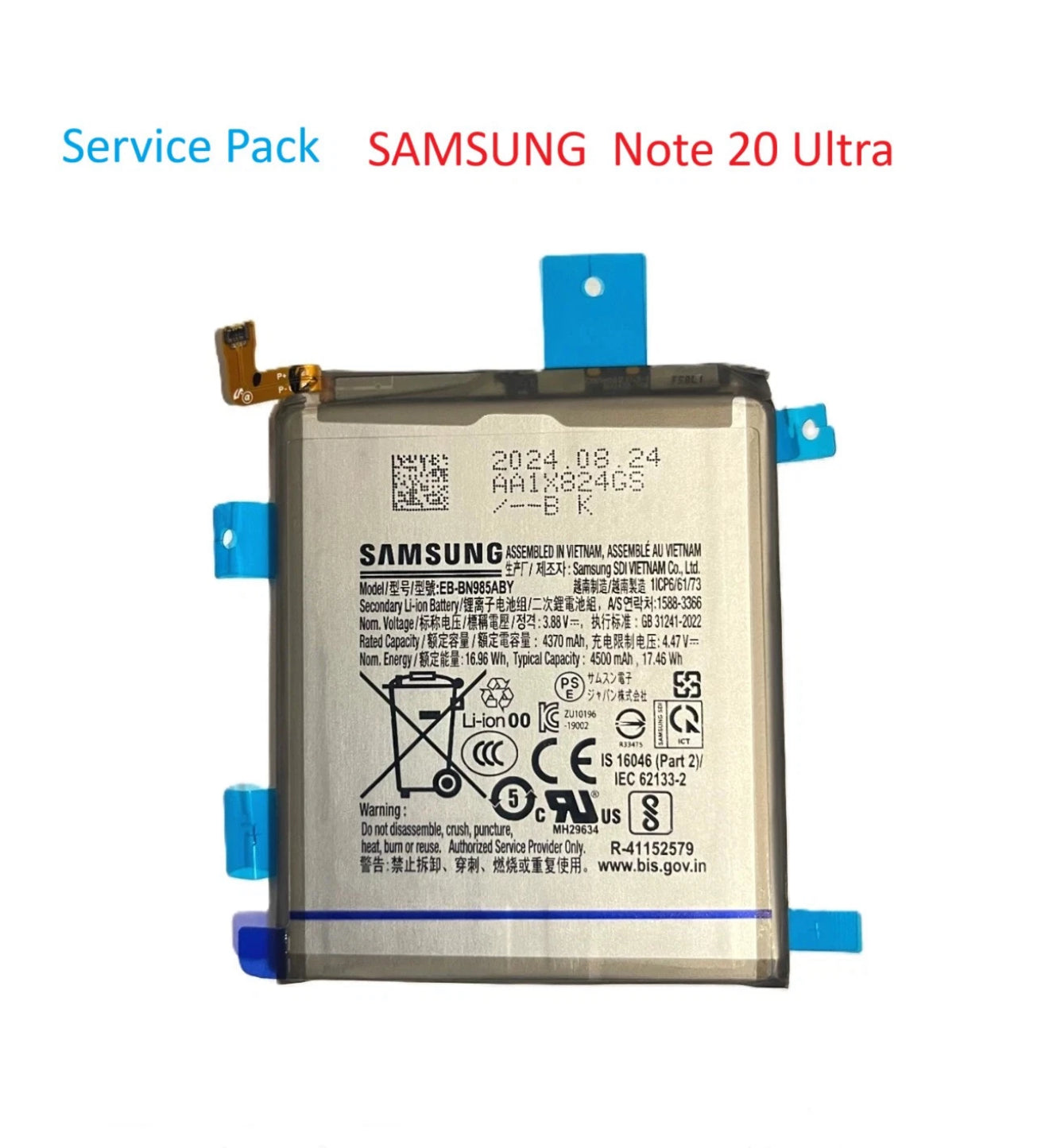 Original Akku für Samsung Galaxy Note 20 Ultra  SM-N986  N985 Batterie Samsung