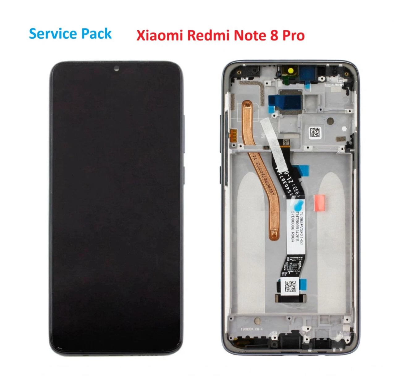 Original Display für Xiaomi Redmi Note 8 Pro  Touchscreen  Tarnish  Black