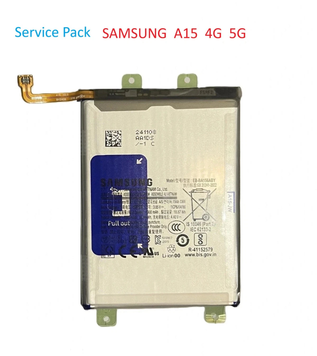 Original Samsung Akku Galaxy A15 4G  5G  SM-A15 Batterie Samsung