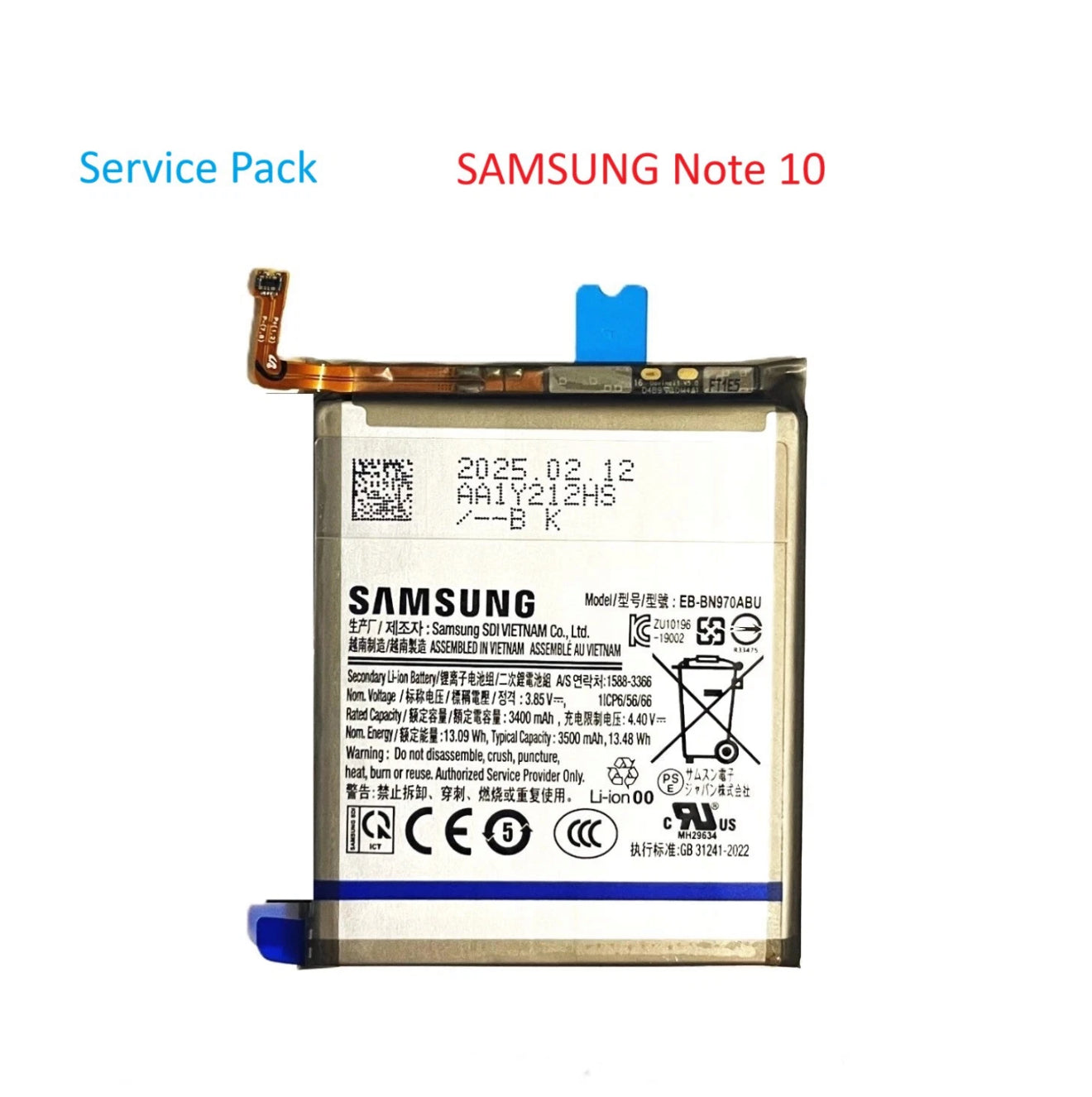Note 10 Original Samsung Akku Galaxy   SM-N970  Batterie Samsung