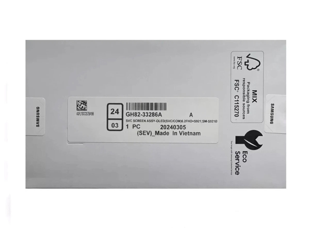 Original Display für Samsung Galaxy S24 SM-S921B AMOLED Touchscreen ohne Rahmen