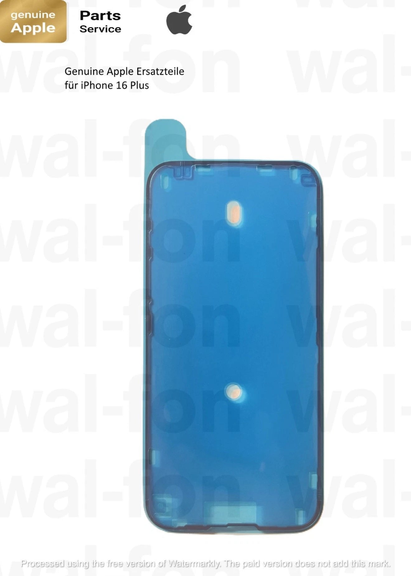 Original Genuine Display Kleber Dichtung für iPhone 16 Plus  , Rahmen Adhesive