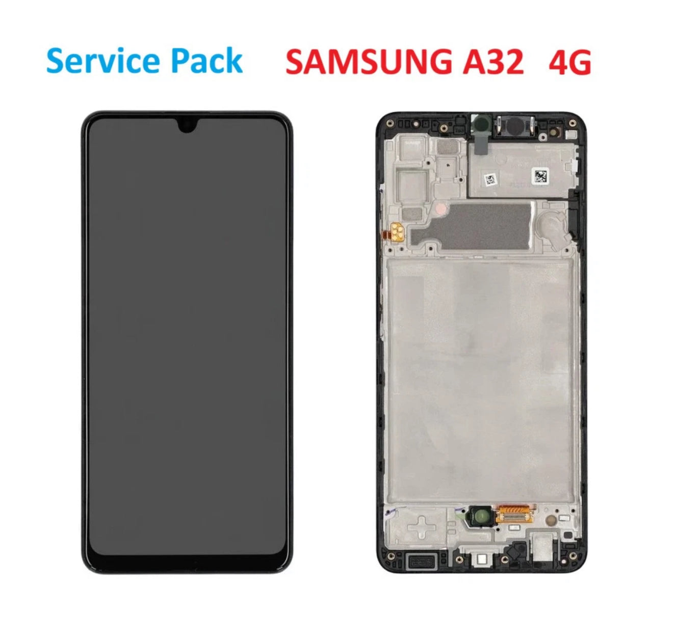 Original Display für Samsung A32  4G  SM-A325F  OLED Touchscreen mit Rahmen