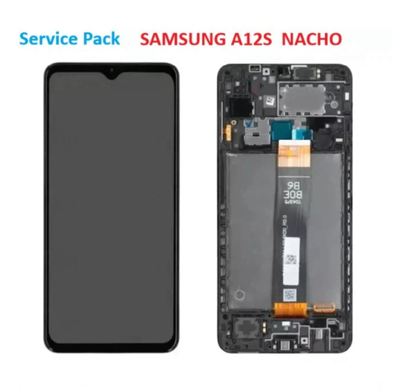 Original Display Samsung Galaxy  A12 Nacho SM-A127F OLED Touchscreen mit Rahmen