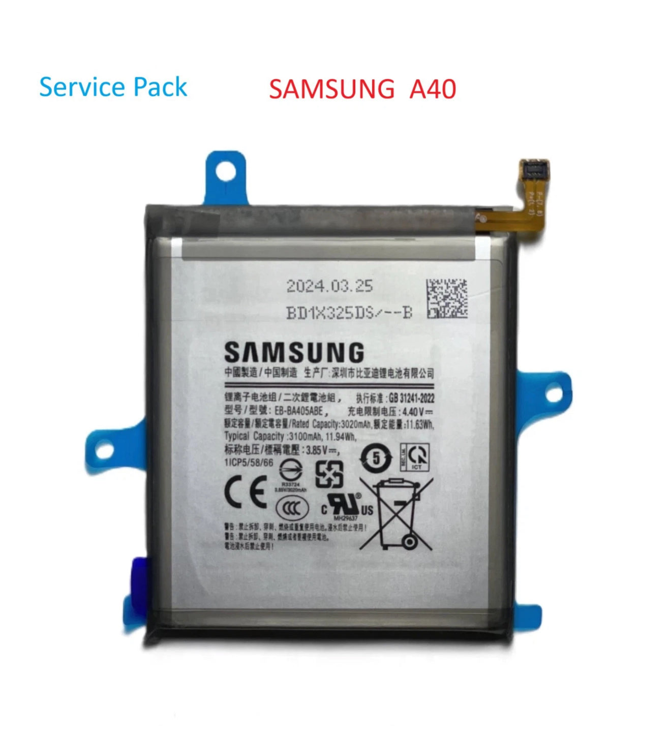 Original Akku für Samsung Galaxy A40  SM-A405F Batterie