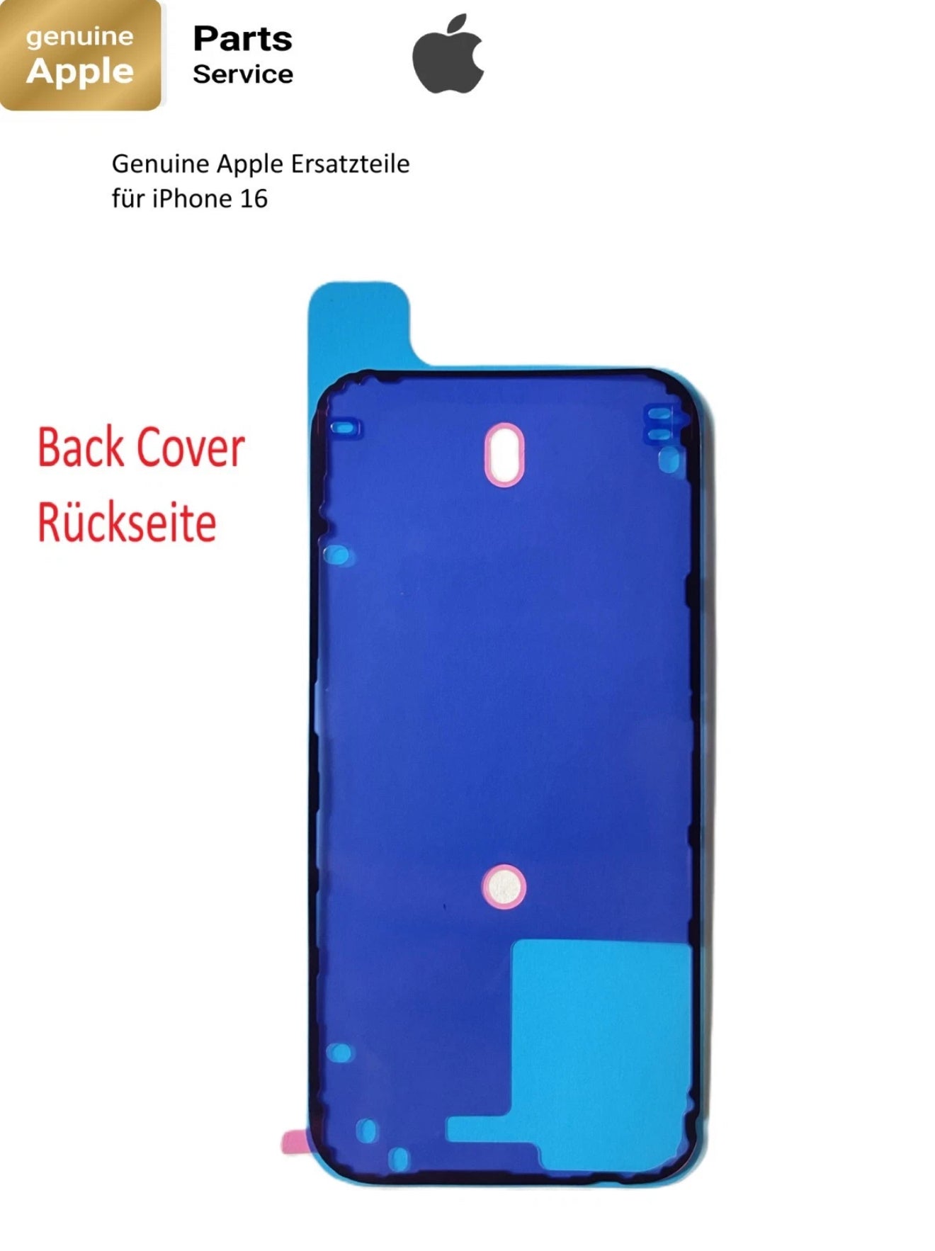Original Genuine Rückseite Kleber Dichtung für iPhone 16  Back Cover Adhesive