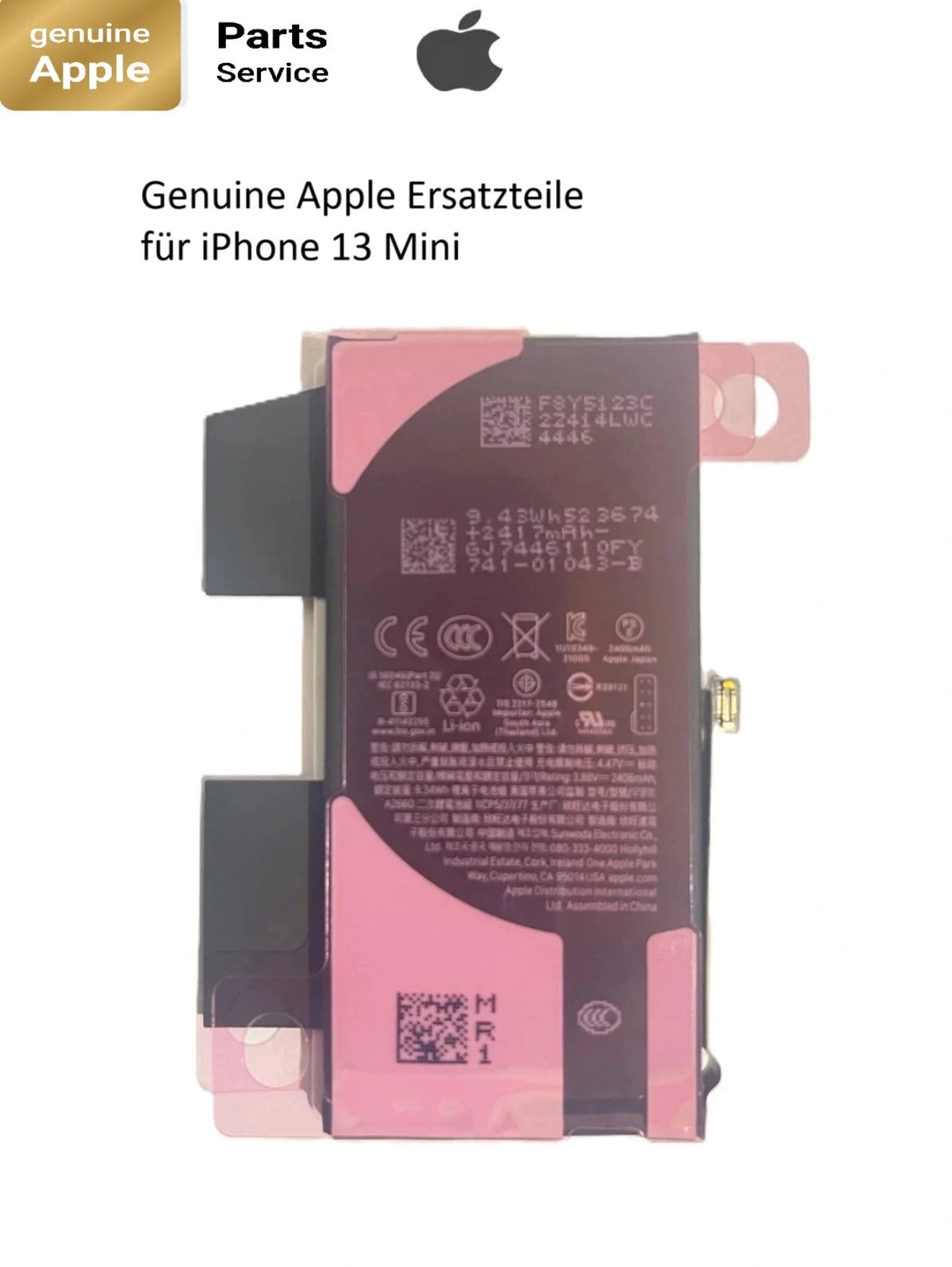Original Genuine Batterie für iPhone 13 mini   Apple Akku