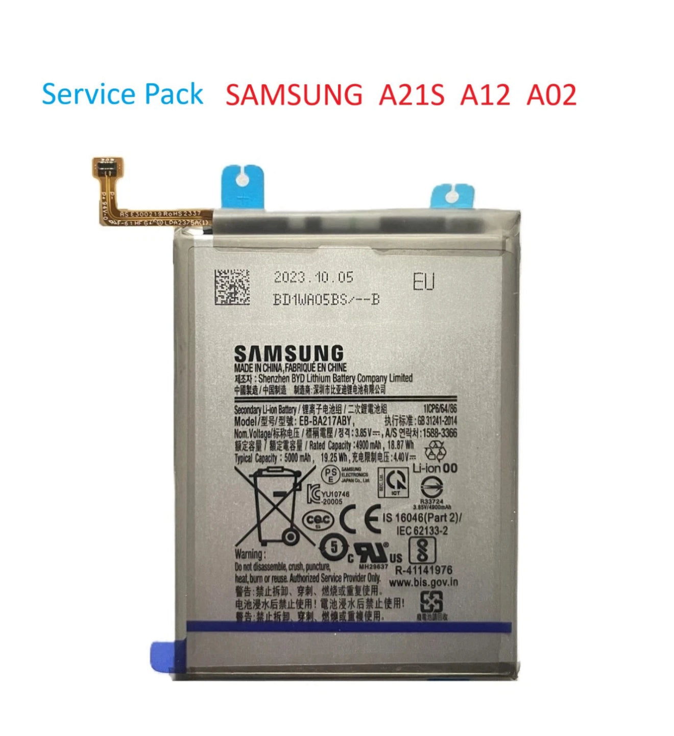 Original Akku für Samsung Galaxy A21S  A12   A02   SM-A217F A125F A022F Batterie