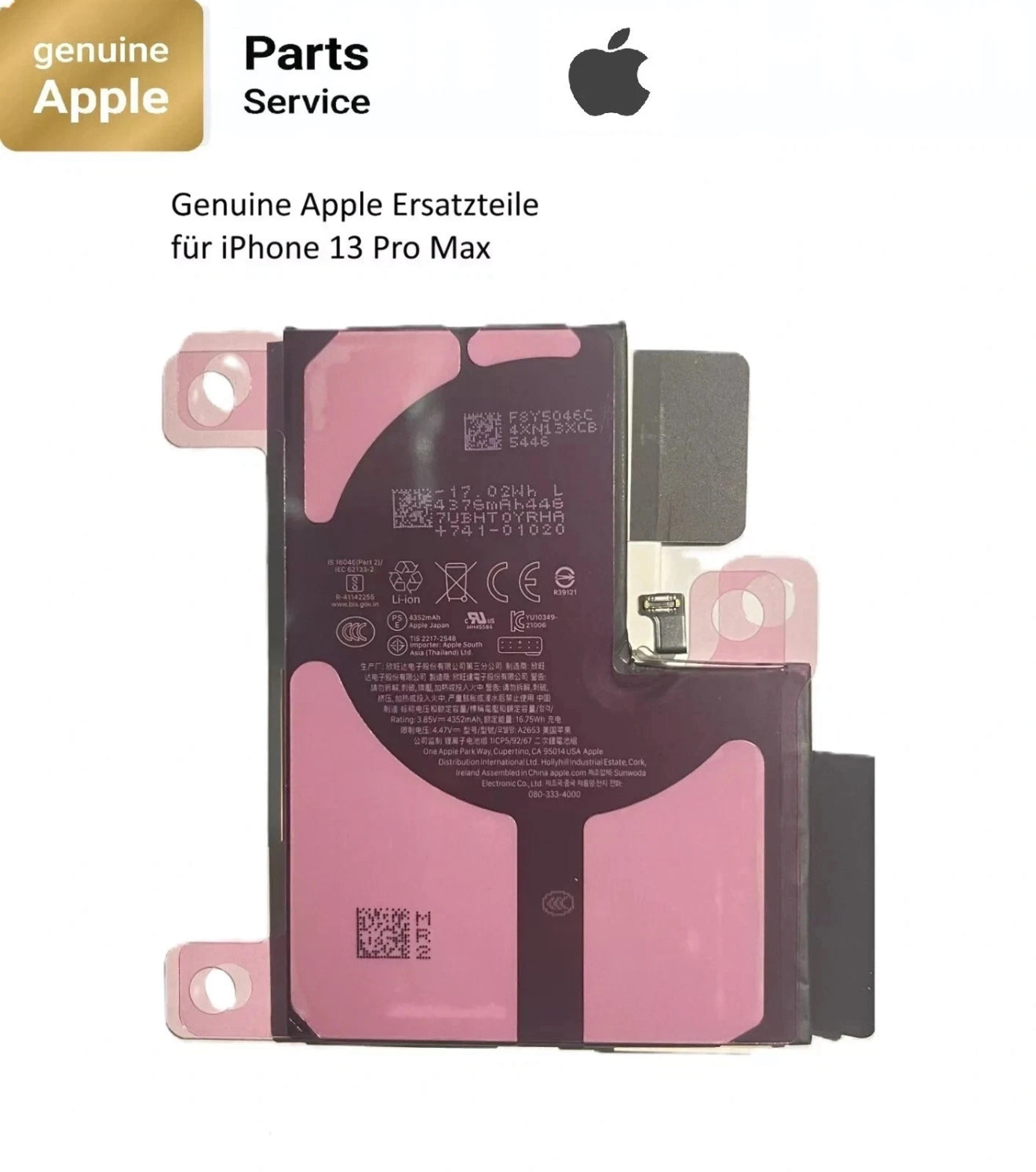 Original Genuine Batterie für iPhone 13 Pro Max   Apple Akku