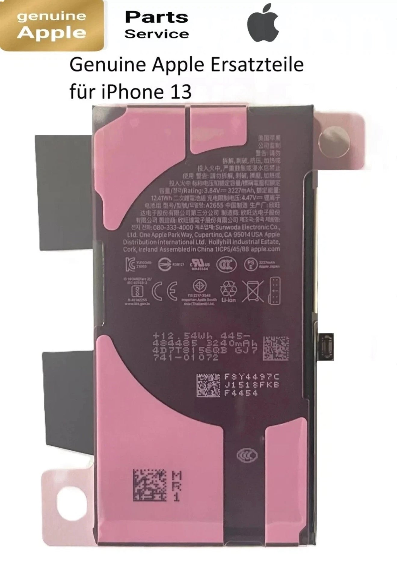 Original Genuine Batterie für iPhone 13   Apple Akku