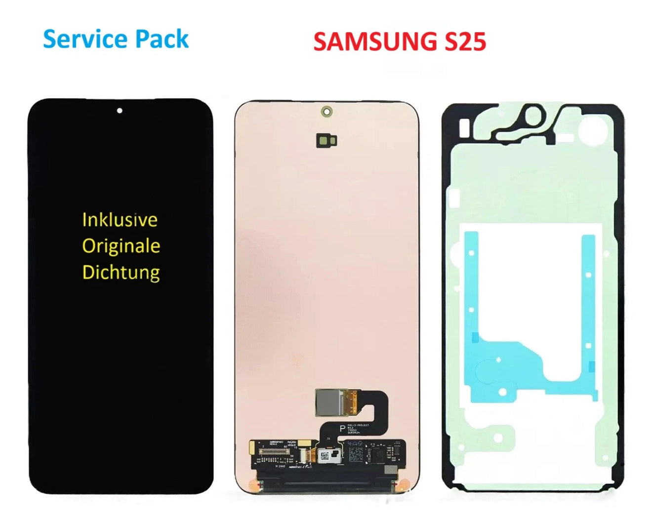 Original Display für Samsung S25 SM-S931  AMOLED Touchscreen ohne Rahmen