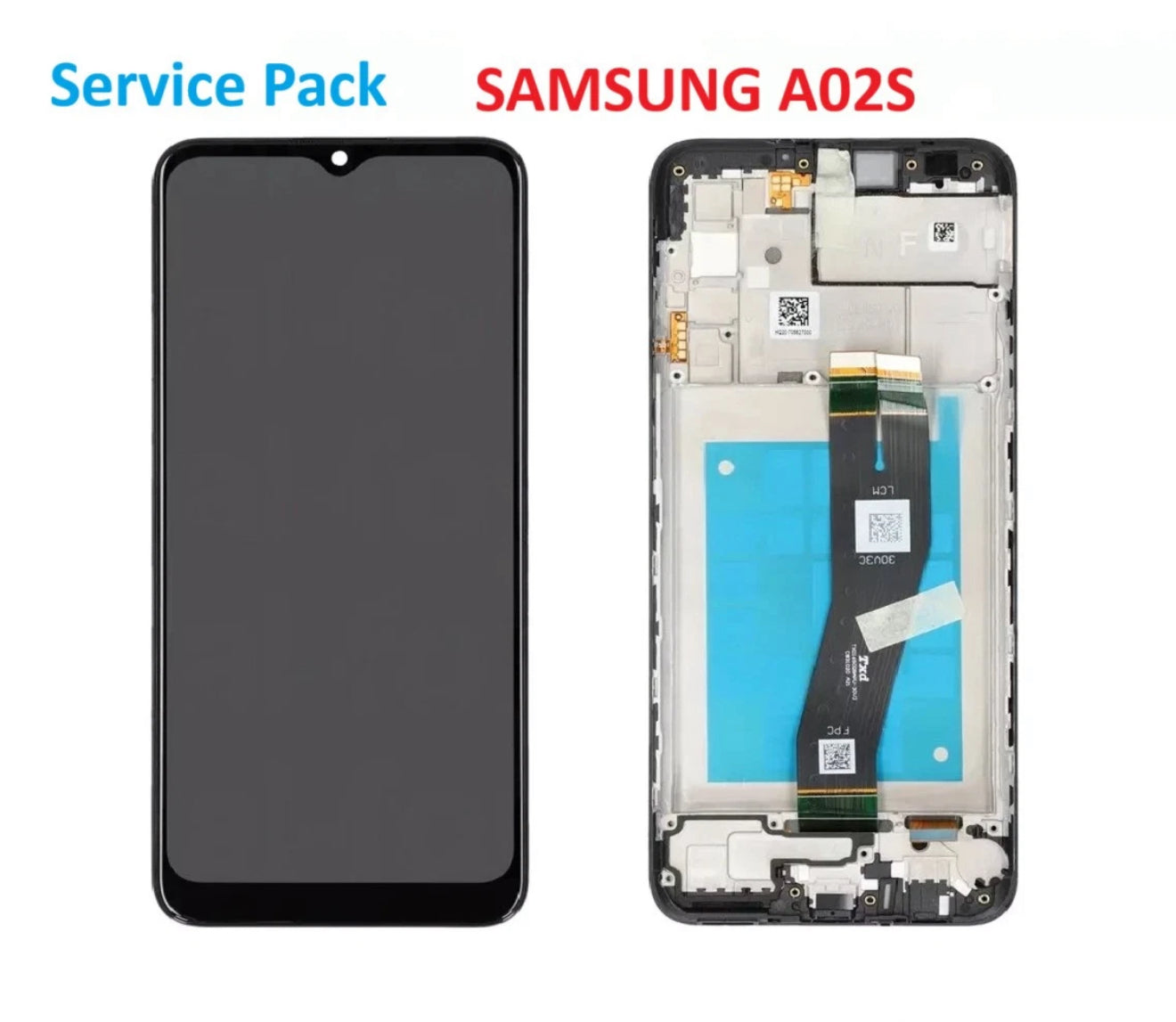 Original Display für Samsung A02s  SM-A025 OLED Touchscreen mit Rahmen