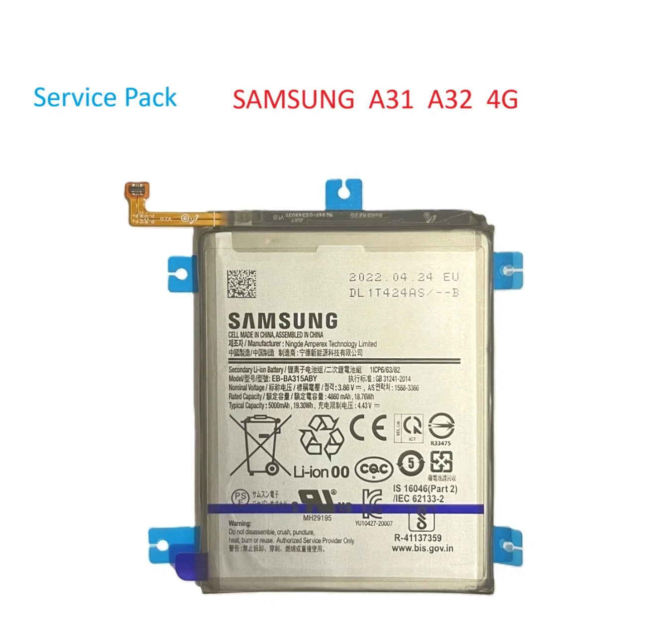 Original Samsung Akku Galaxy A31  A32 4G  SM-A315F  A325F  Batterie Samsung