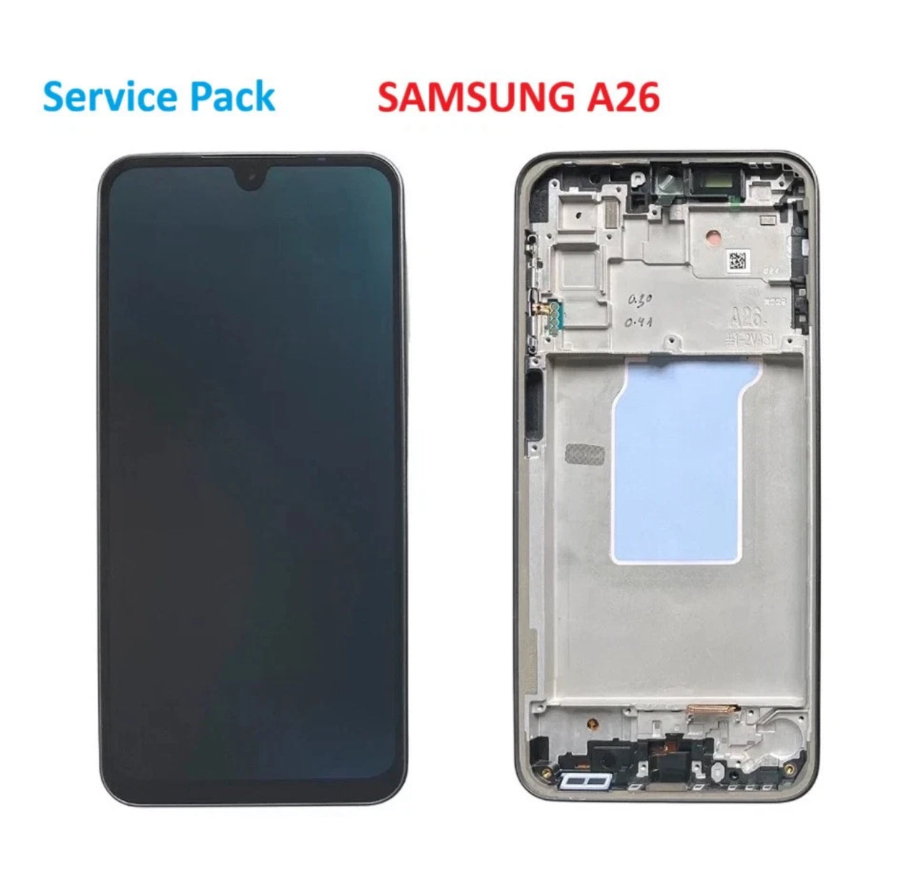 Original Display für Samsung  A26  SM-A266  OLED Touchscreen mit Rahmen
