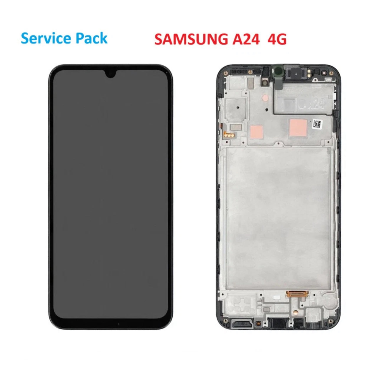 Original Display für Samsung A24   4G   SM-A245F OLED Touchscreen mit Rahmen