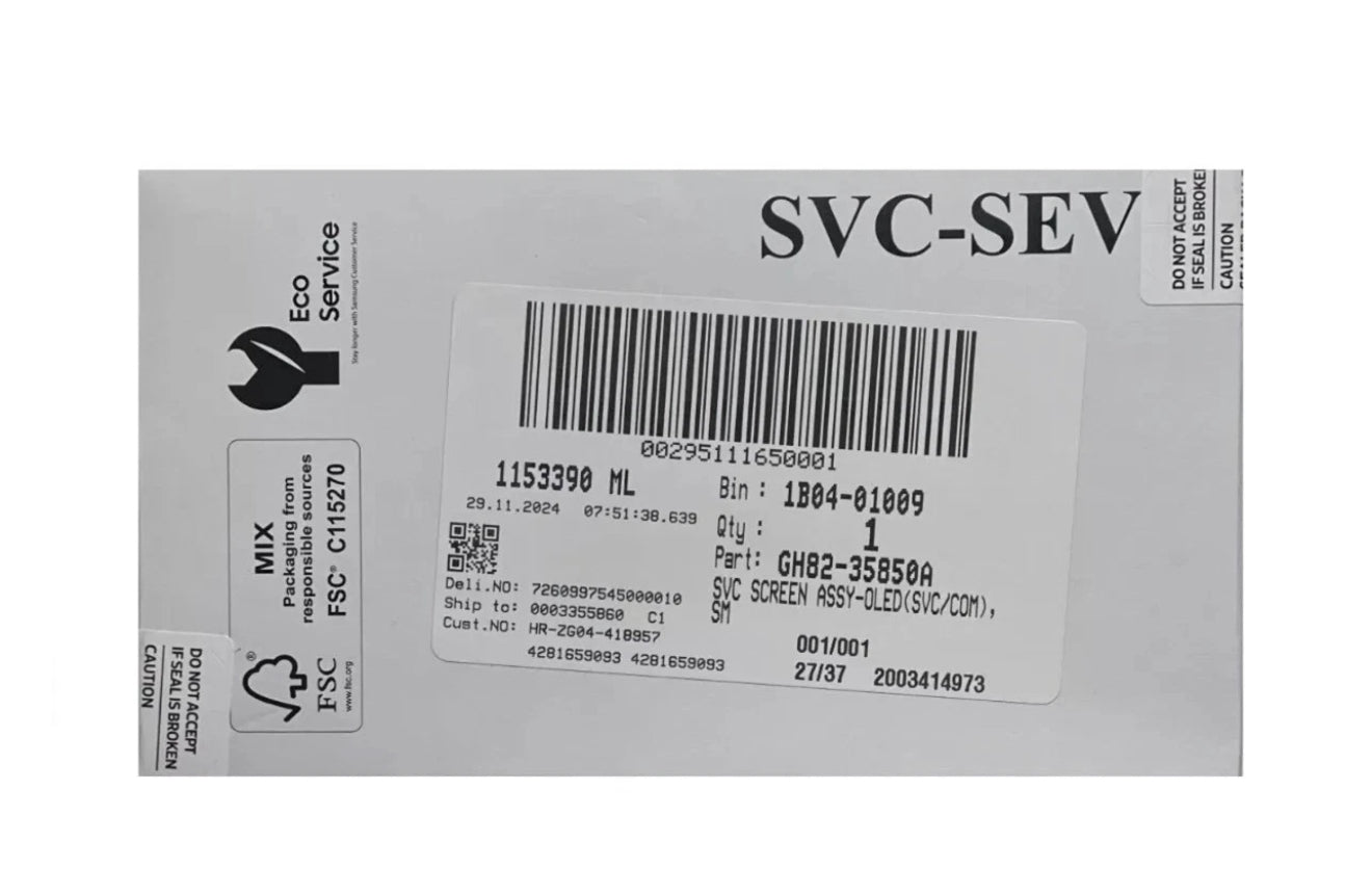 Original Display für Samsung Galaxy S24 FE SM-S721B OLED Touchscreen ohne Rahmen