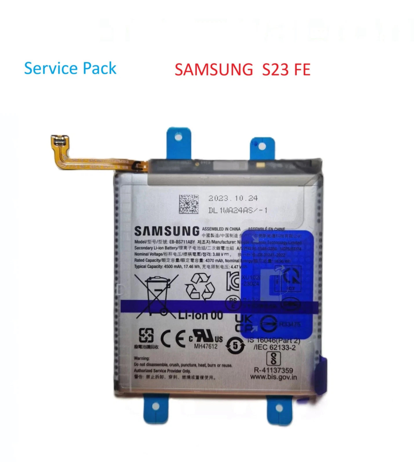 Original Samsung Akku  Galaxy S23 FE  SM-S711B Batterie Samsung