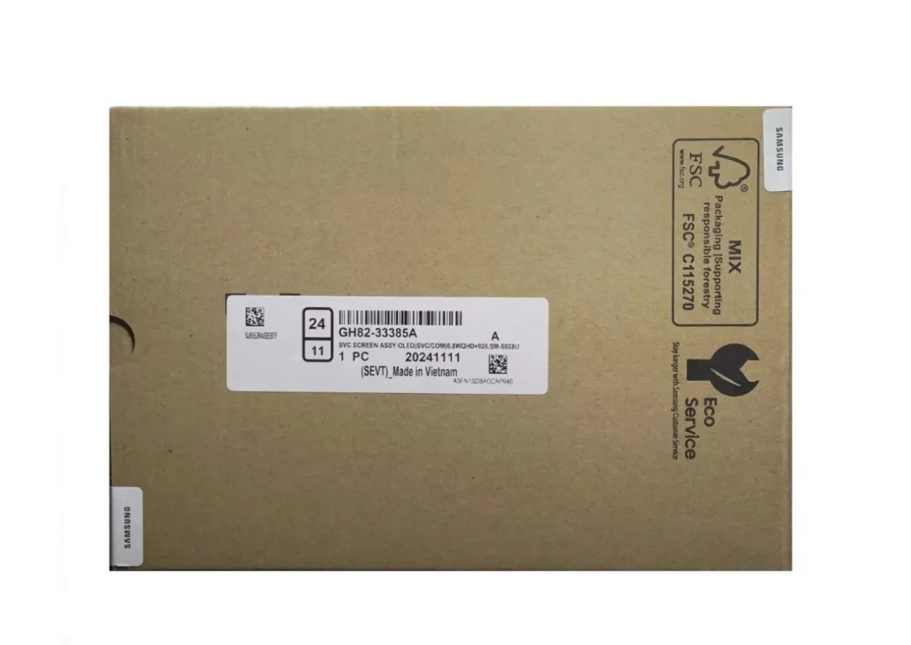 Original Display für  Samsung  S24 Ultra SM-S928 AMOLED Touchscreen ohne Rahmen