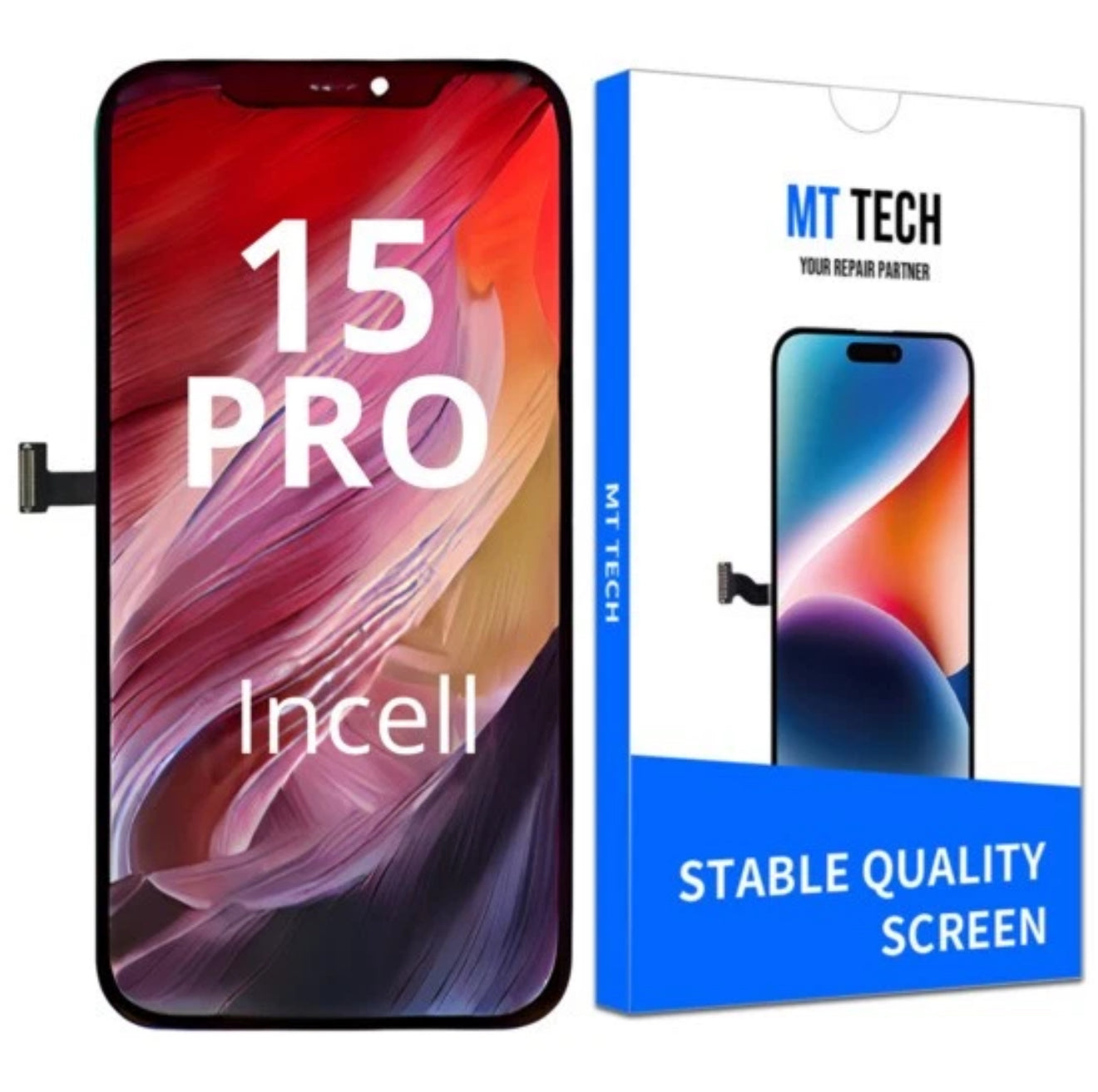 Display für iPhone 15 Pro LCD OLED Retina FHD Bildschirm 3D Touchscreen